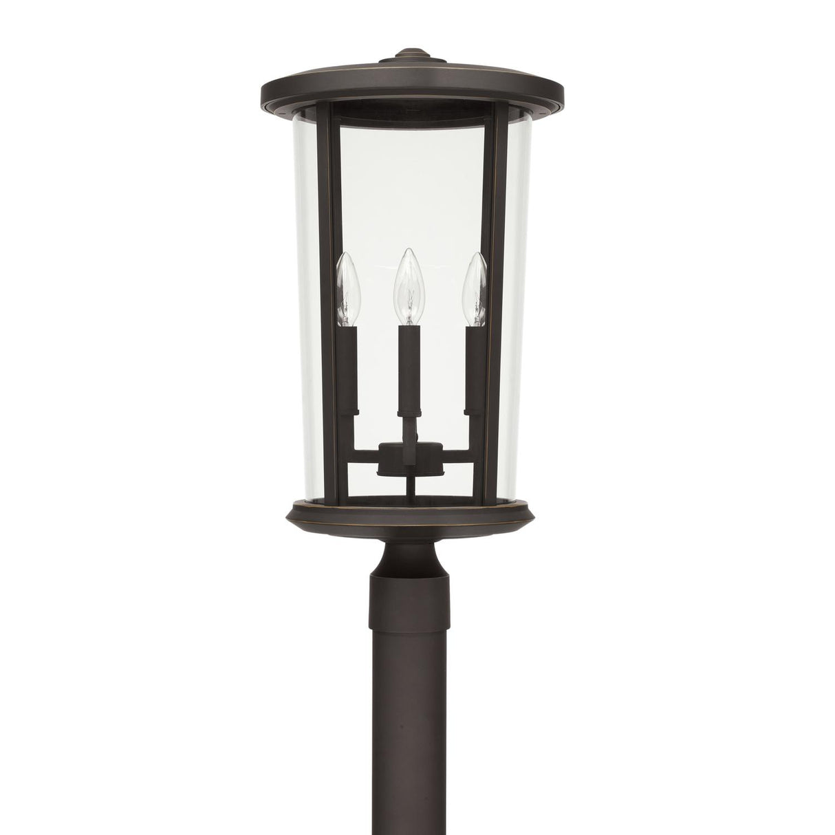 Capital Lighting 926743OZ Howell 4 Light Outdoor Post Lantern Oiled Bronze