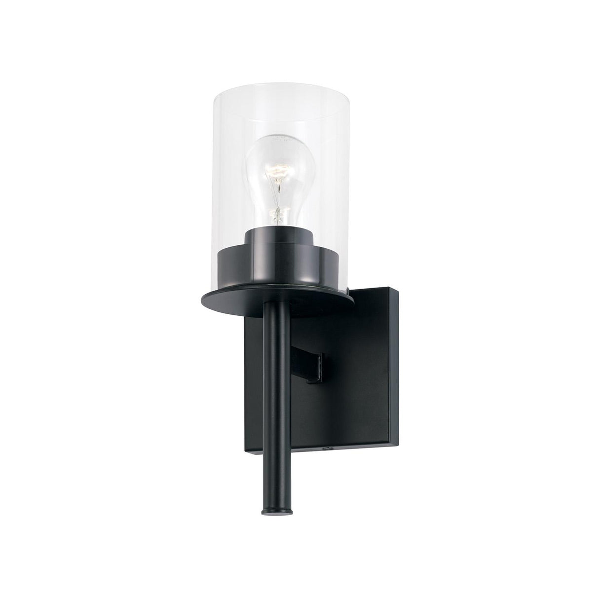 Capital Lighting 646811MB-532 Mason 1 Light Sconce Matte Black