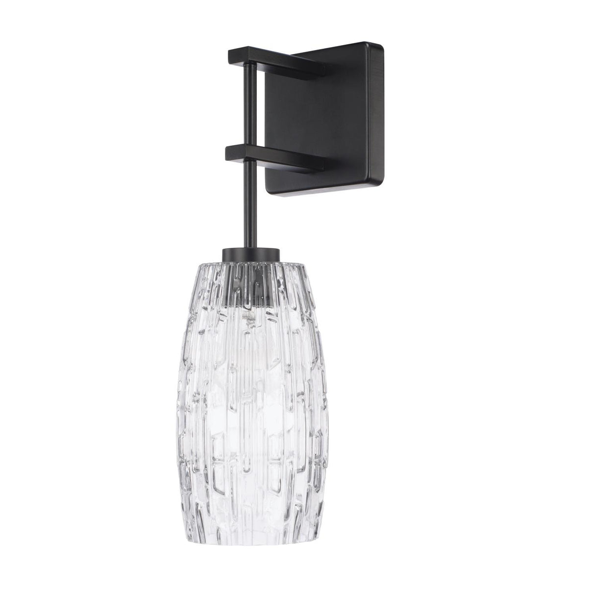 Capital Lighting 628611MB-450 Casper 1 Light Sconce Matte Black