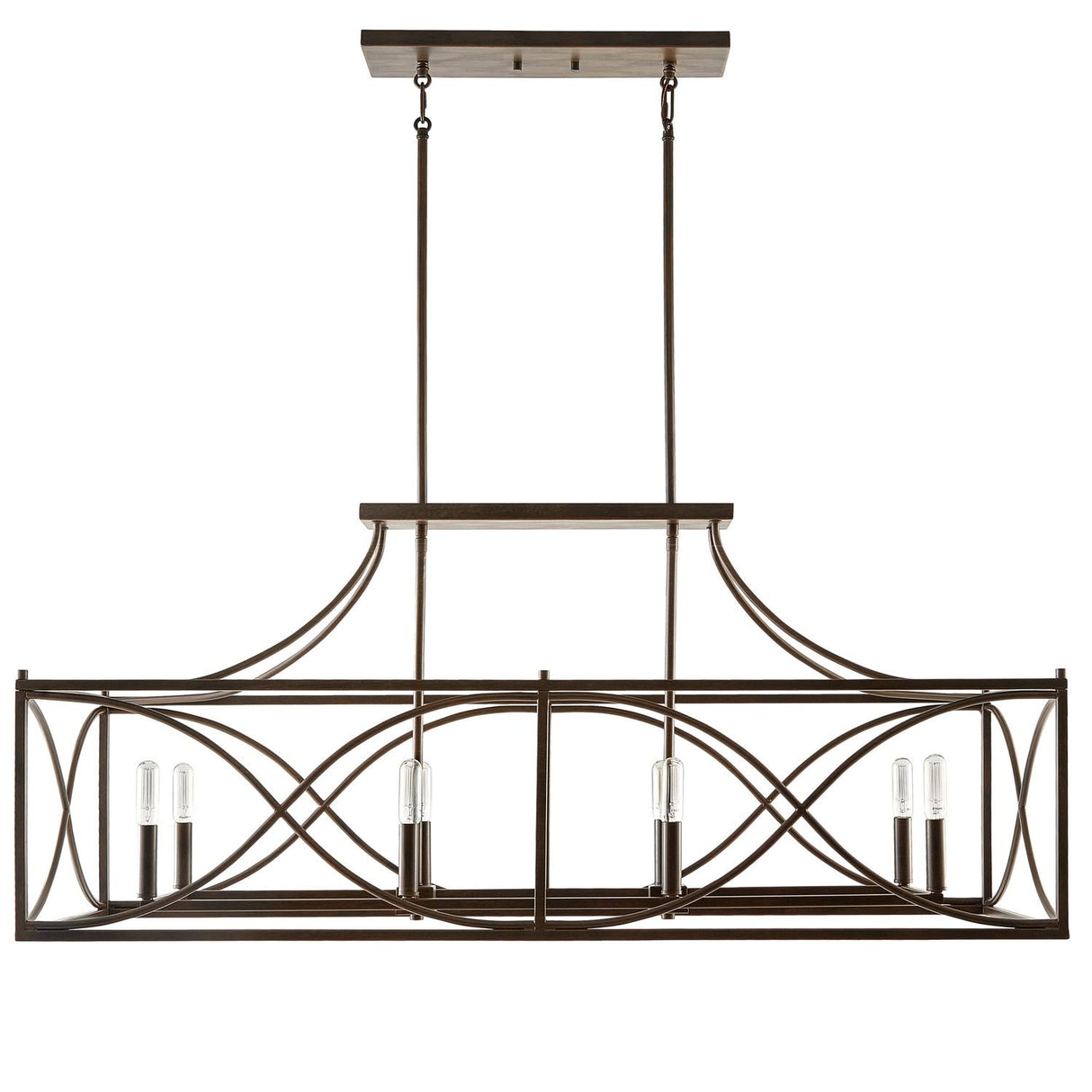 Capital Lighting 829181NG Tybee 8 Light Island Nordic Grey