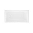 Kaldera 2 60" X 32" Drop In Bathtubs with Tile Flange Standard White