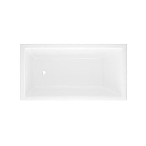 Kaldera 2 60" X 32" Drop In Bathtubs with Tile Flange Standard White
