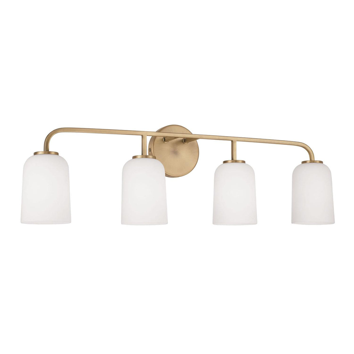 Capital Lighting 148841AD-542 Lawson 4 Light Vanity Aged Brass