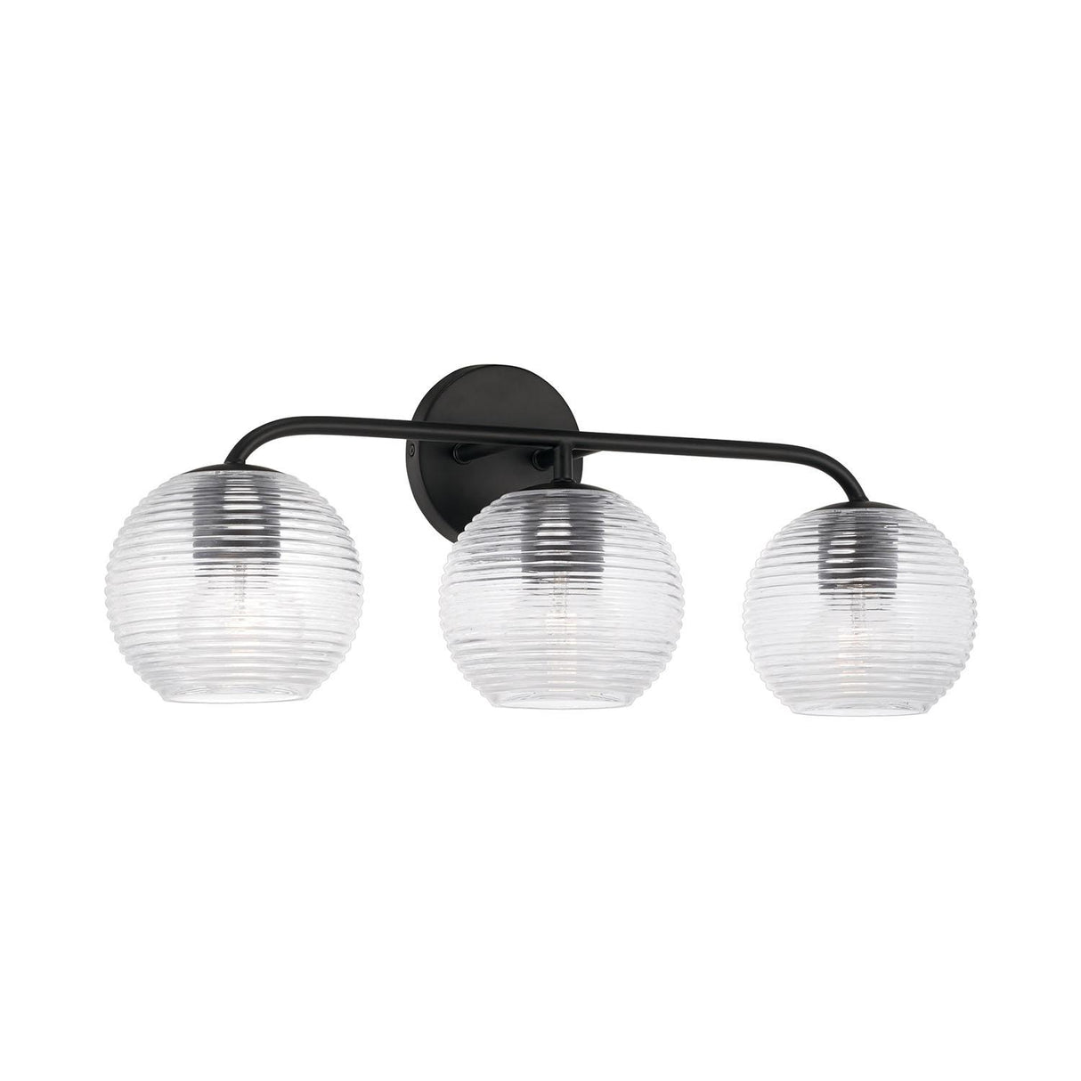 Capital Lighting 149931MB-544 Dolan 3 Light Vanity Matte Black
