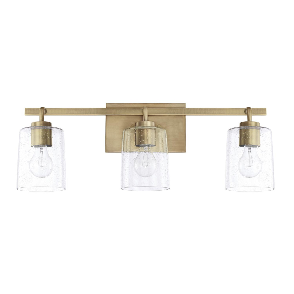 Capital Lighting 128531AD-449 Greyson 3 Light Vanity Aged Brass
