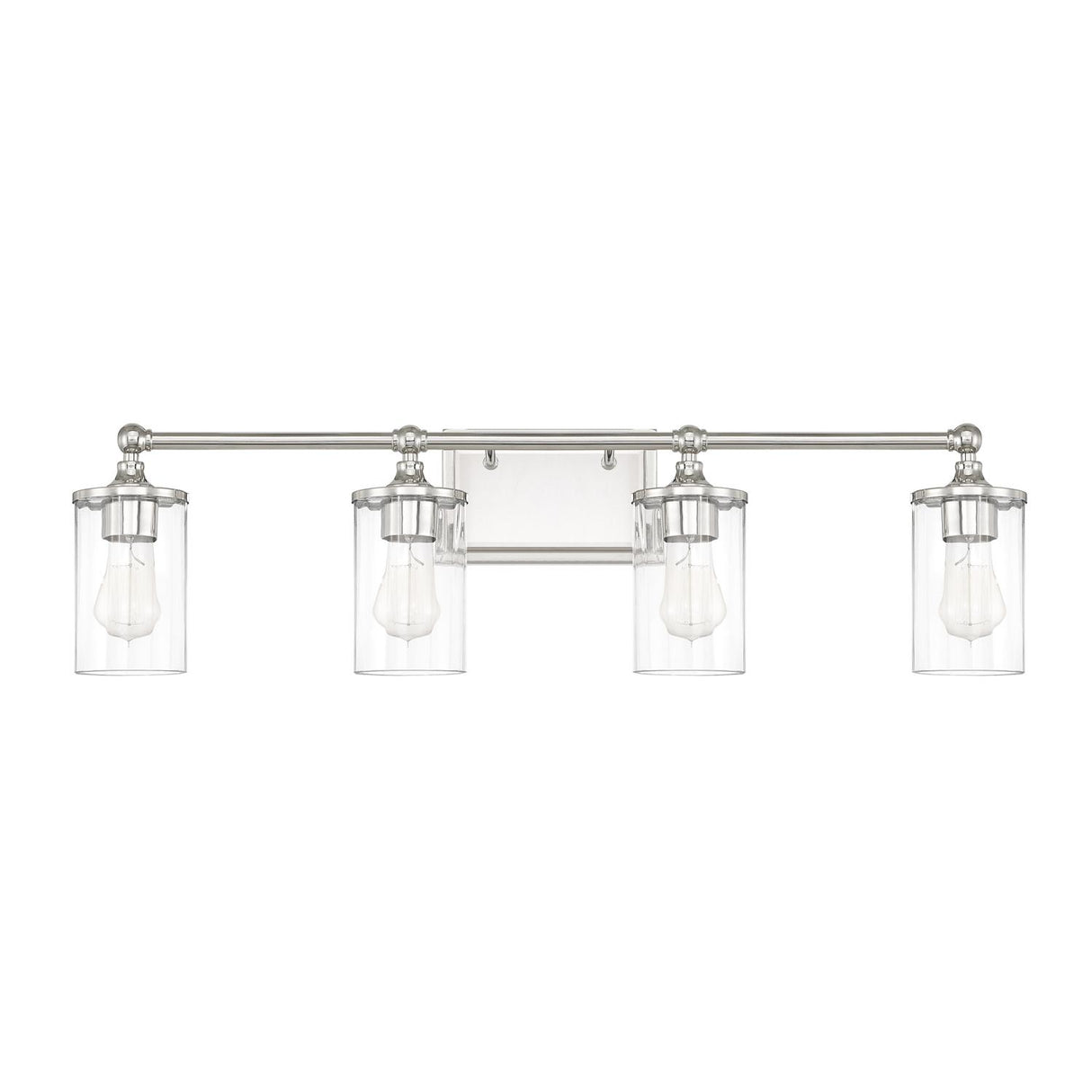 Capital Lighting 120741PN-423 Camden 4 Light Vanity Polished Nickel