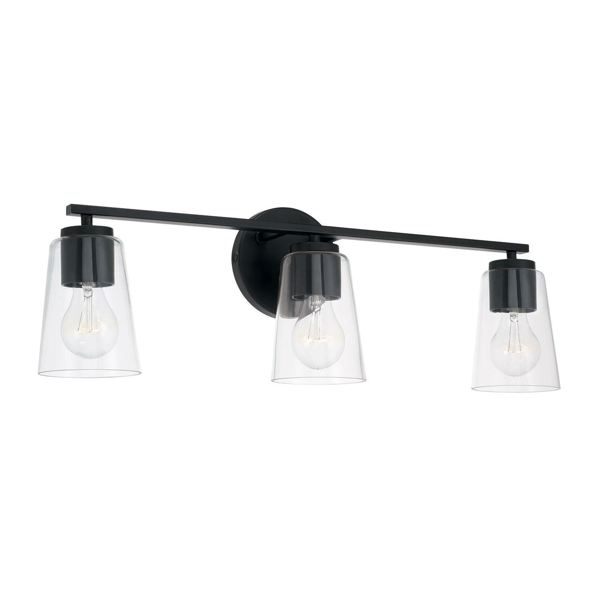 Capital Lighting 148631MB-537 Portman 3 Light Vanity Matte Black