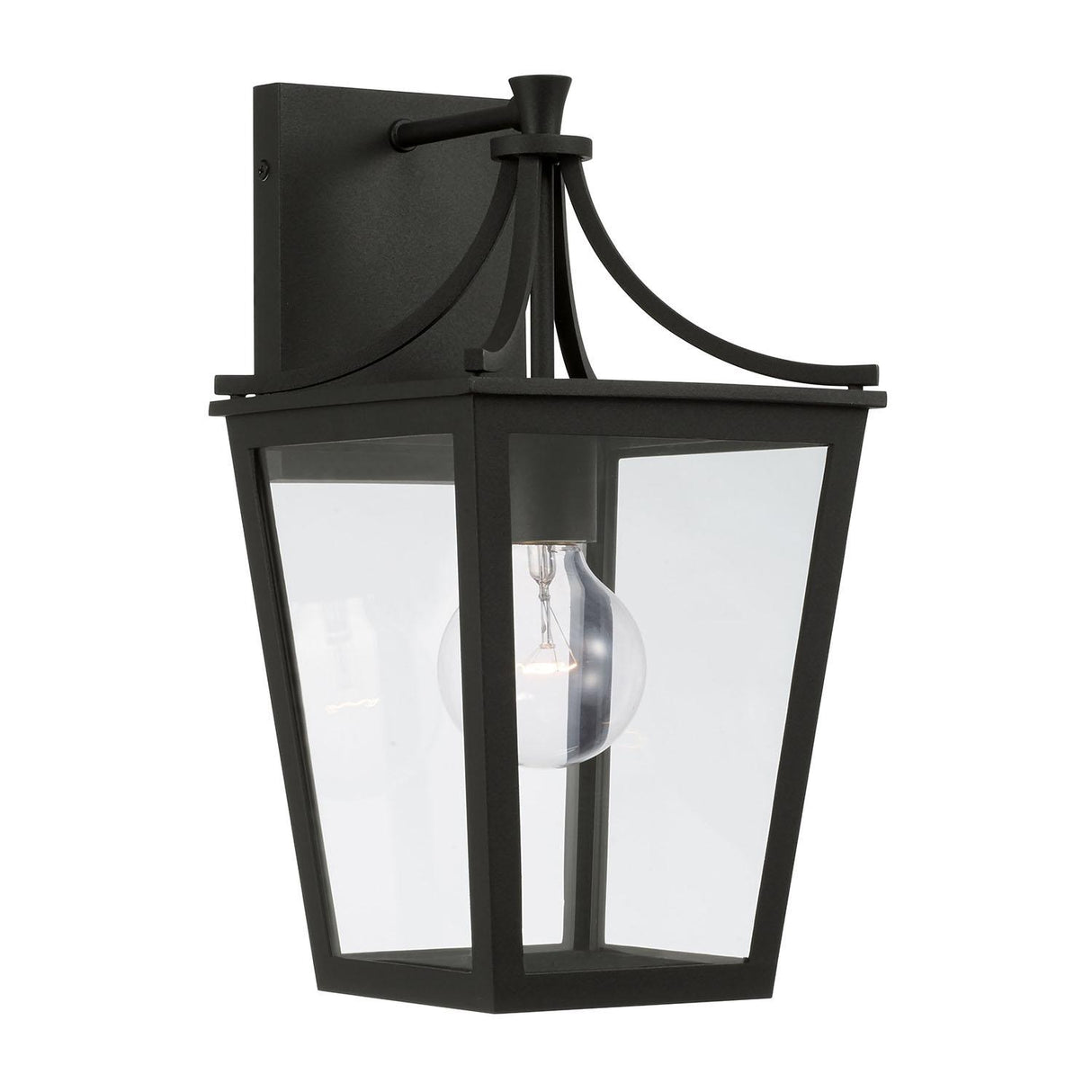 Capital Lighting 947911BK Adair 1 Light Outdoor Wall Lantern Black