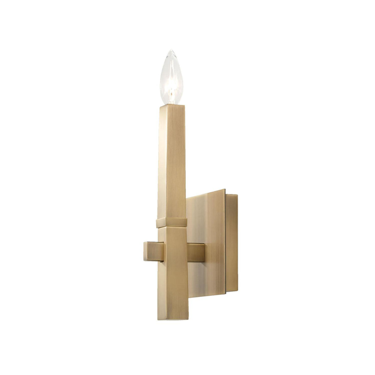 Capital Lighting 649611AD Blake 1 Light Sconce Aged Brass