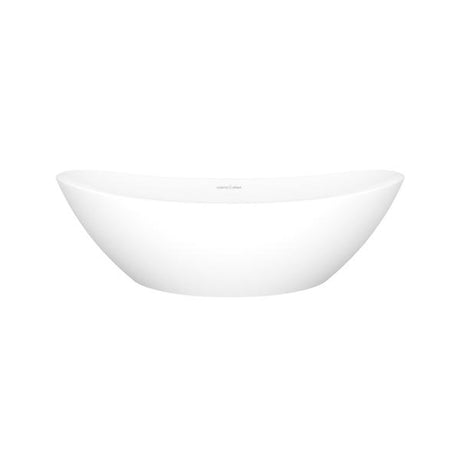 Amalfi 22" x 13" Oval Vessel Lavatory Sink Standard Matte White