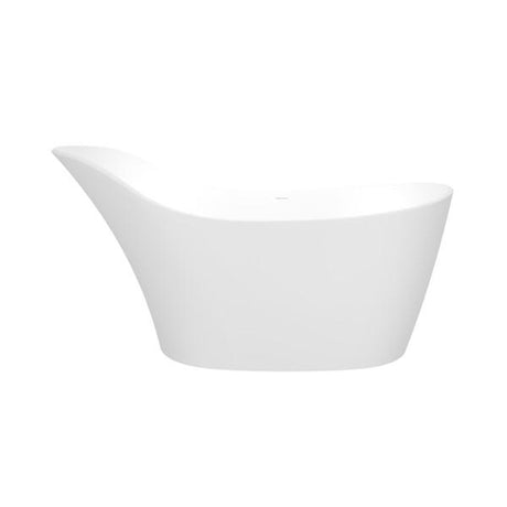 Amalfi 64" x 32" Freestanding Soaking Bathtub With Void Standard Matte White