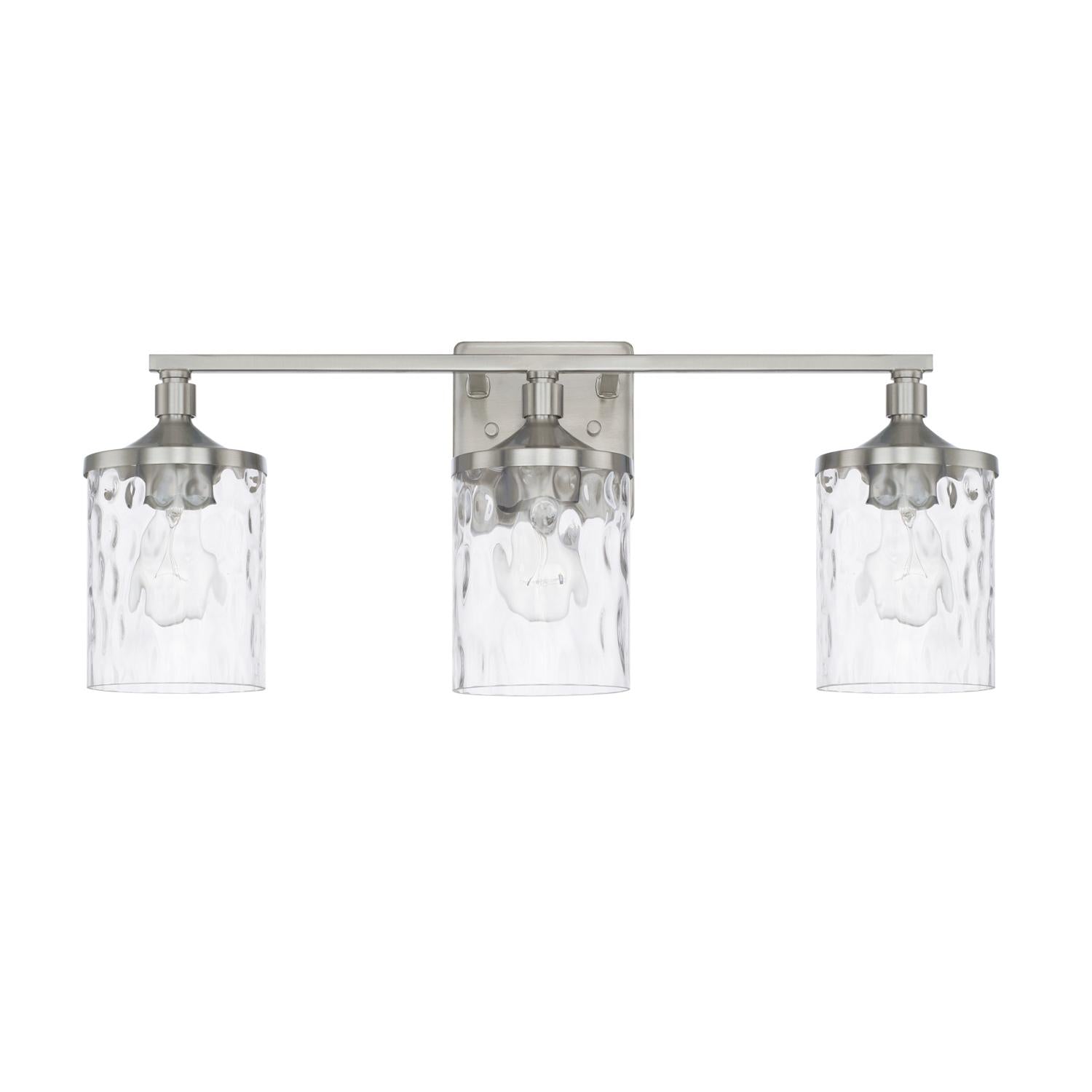Capital Lighting 128831BN-451 Colton 3 Light Vanity Brushed Nickel