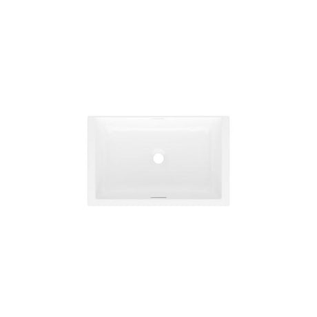 Kaldera 20" x 14" Undermount Rectangular Lavatory Sink Standard White