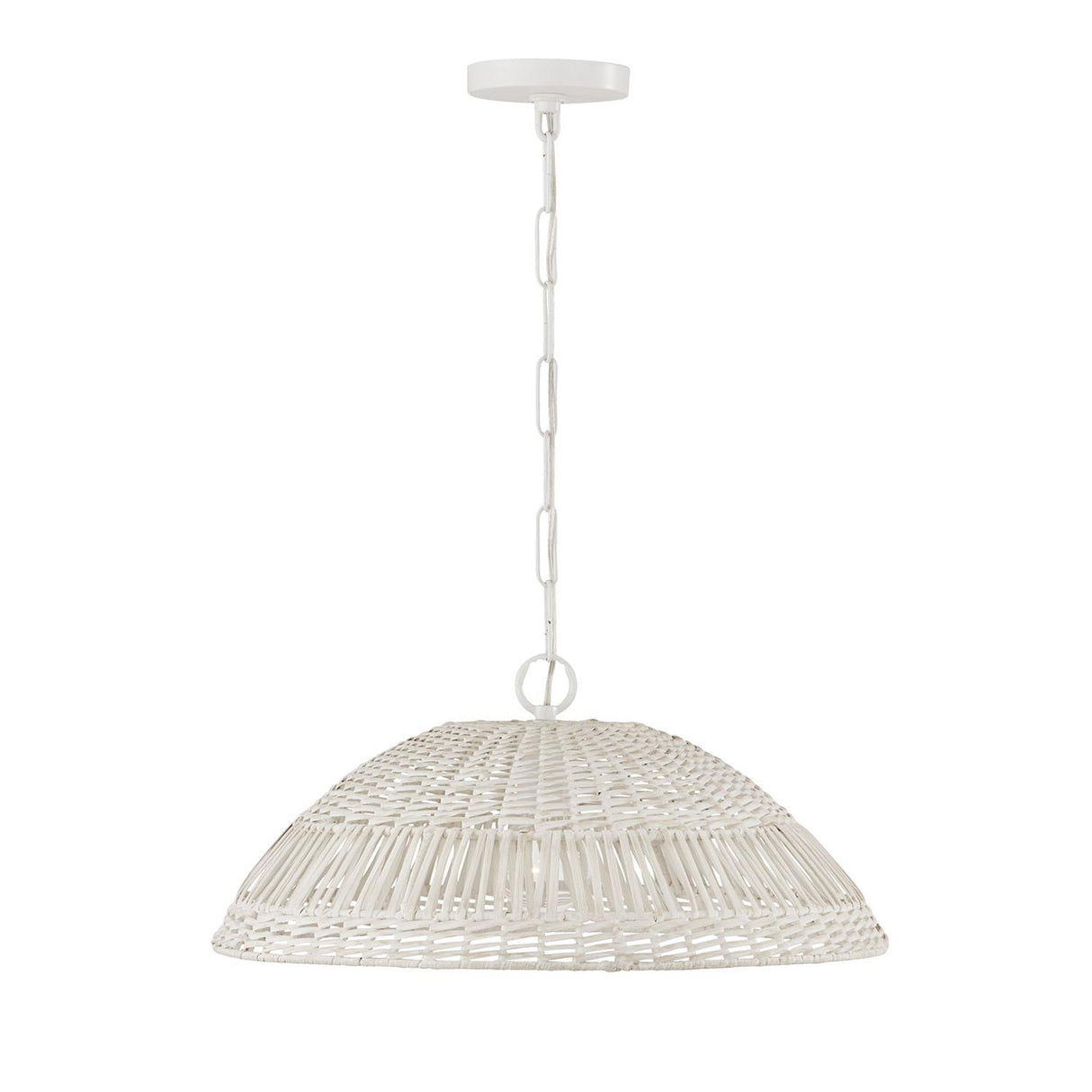Capital Lighting 347511HH Naomi 1 Light Pendant Chalk White