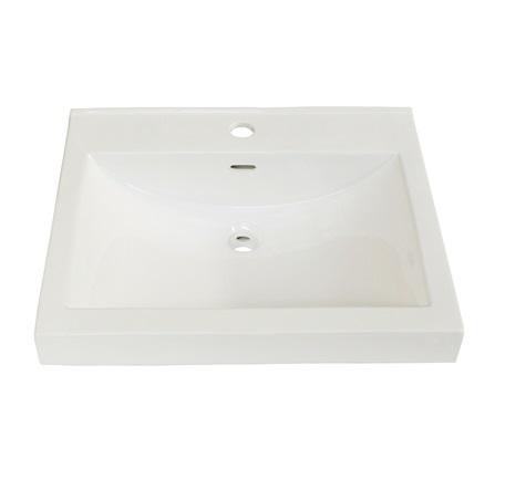 22x18" White Ceramic Sink