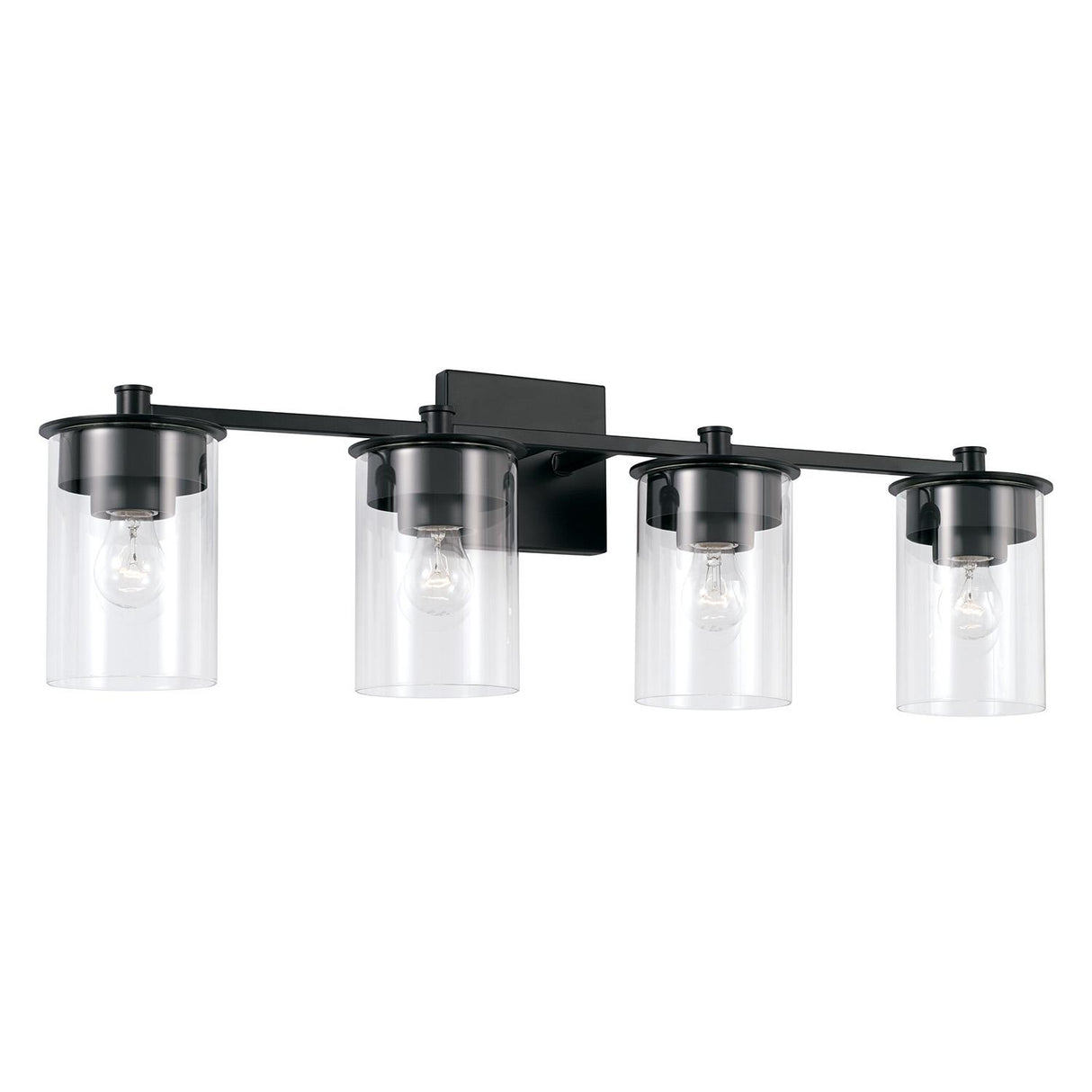 Capital Lighting 146841MB-532 Mason 4 Light Vanity Matte Black