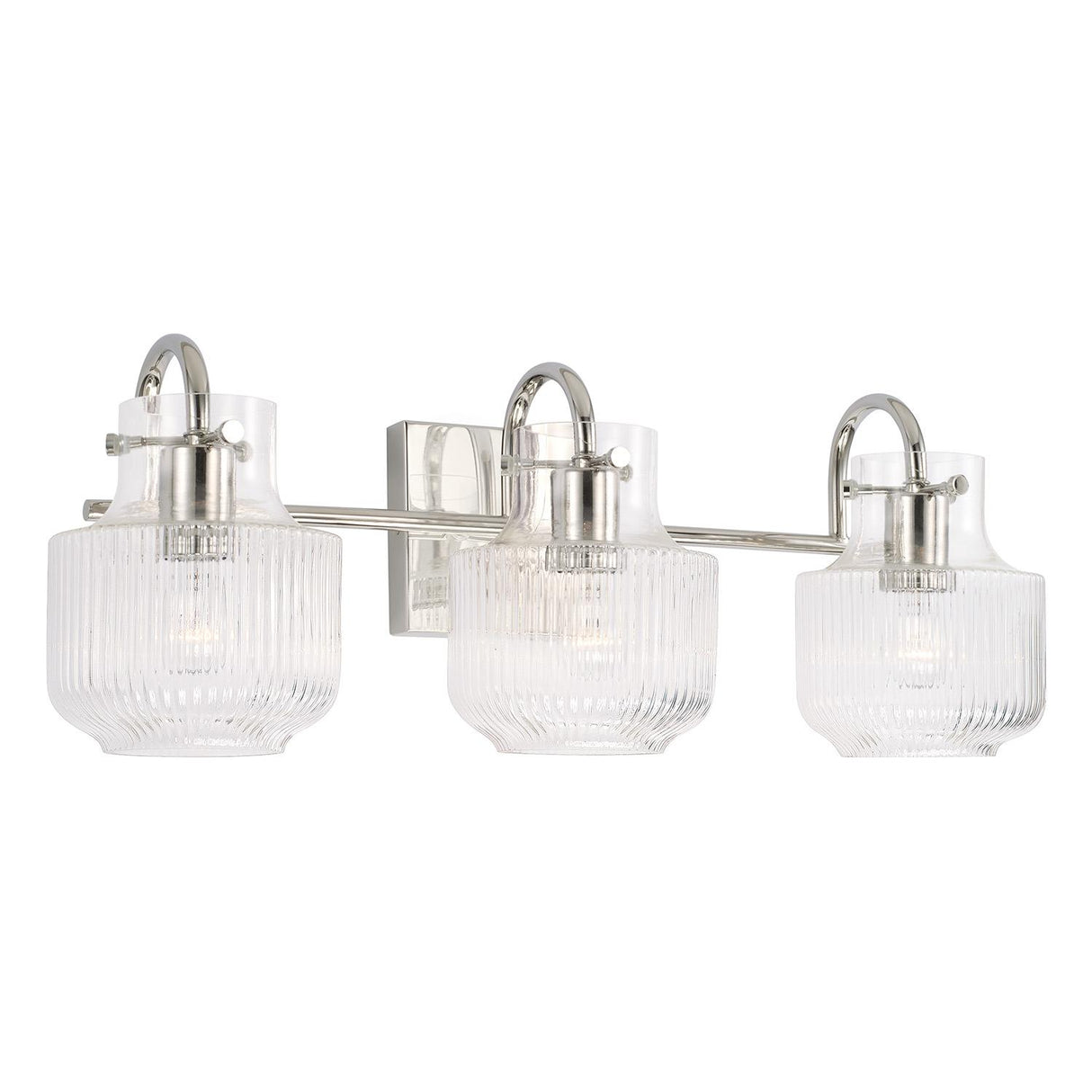 Capital Lighting 145131PN Nyla 3 Light Vanity Polished Nickel
