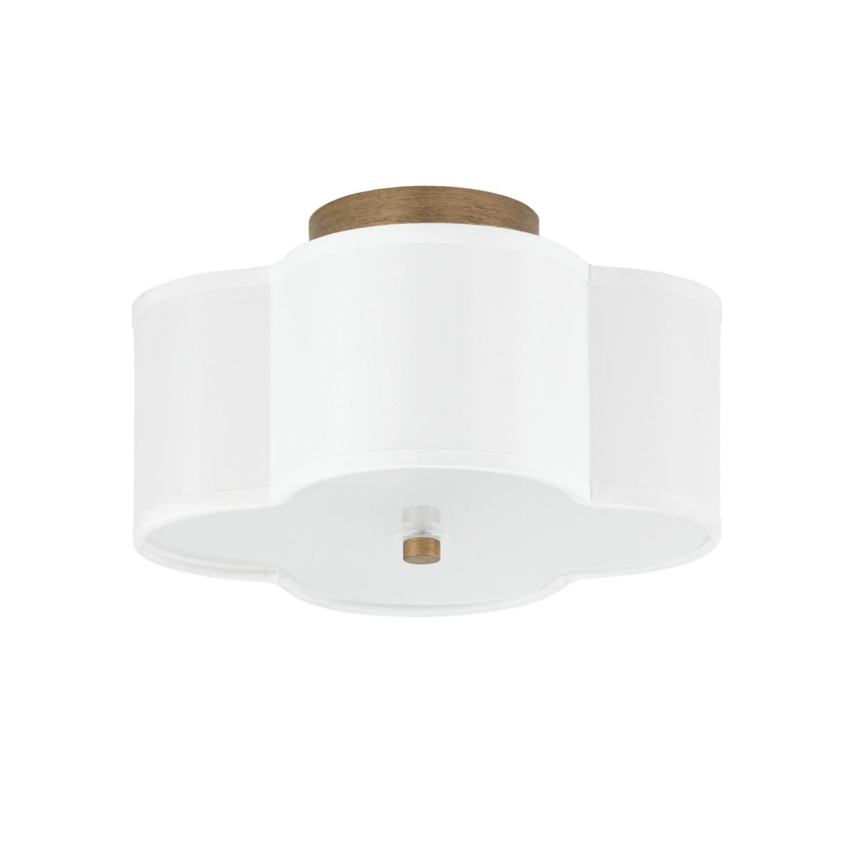 Capital Lighting 4452BG-557 Quinn 2 Light Semi-Flush Brushed Gold