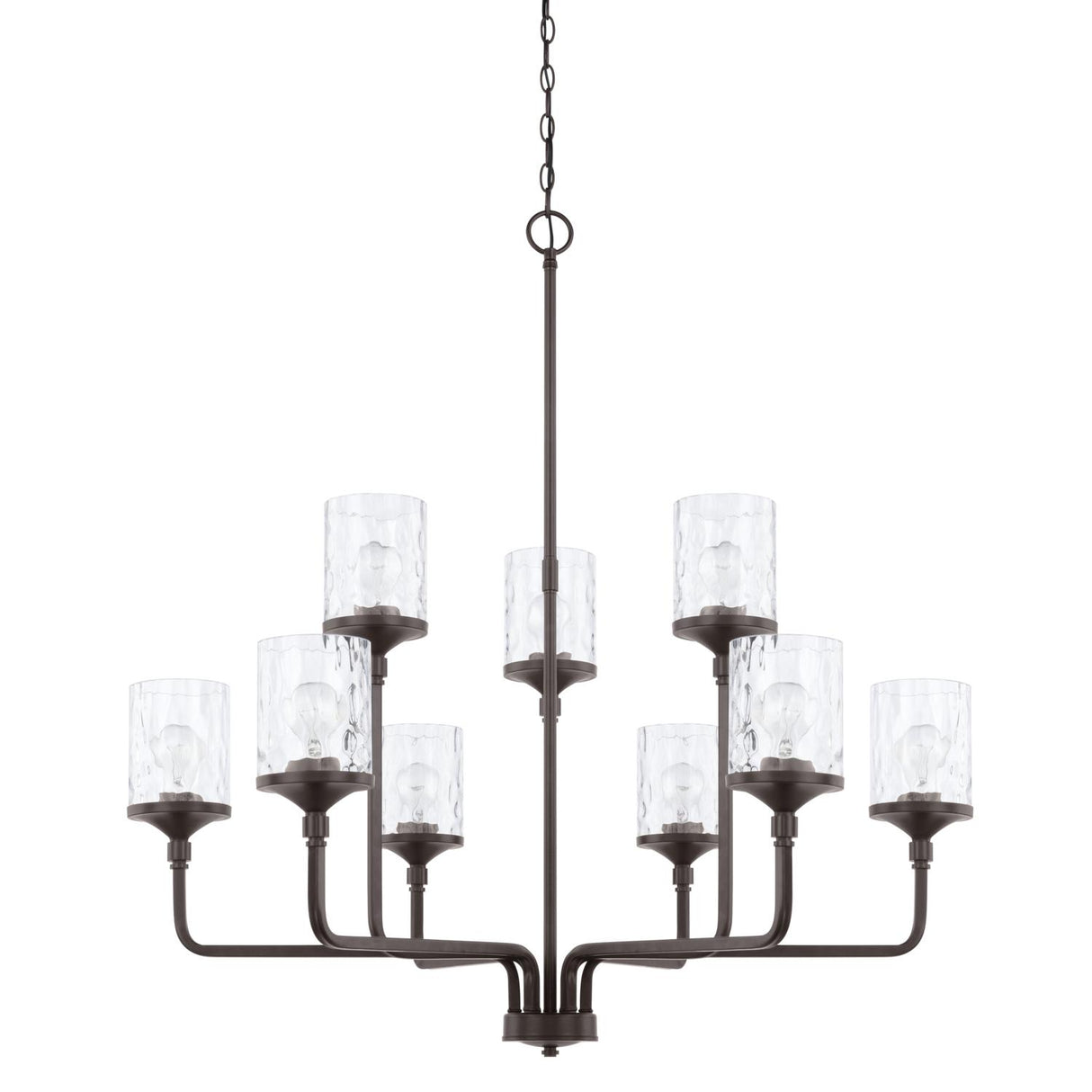 Capital Lighting 428891BZ-451 Colton 9 Light Chandelier Bronze