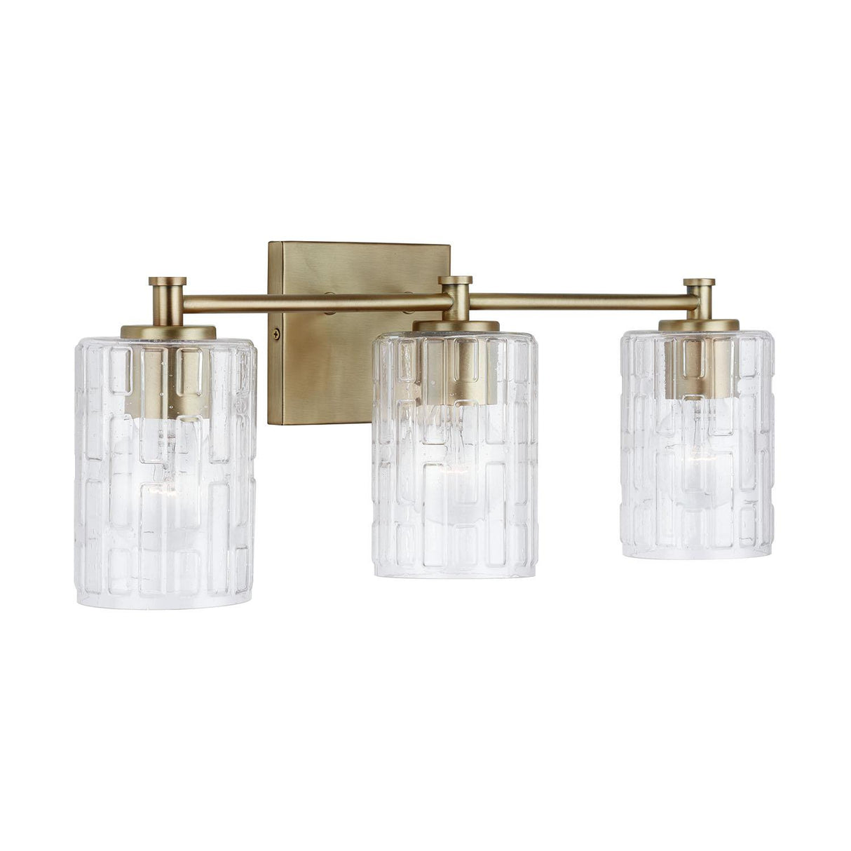 Capital Lighting 138331AD-491 Emerson 3 Light Vanity Aged Brass