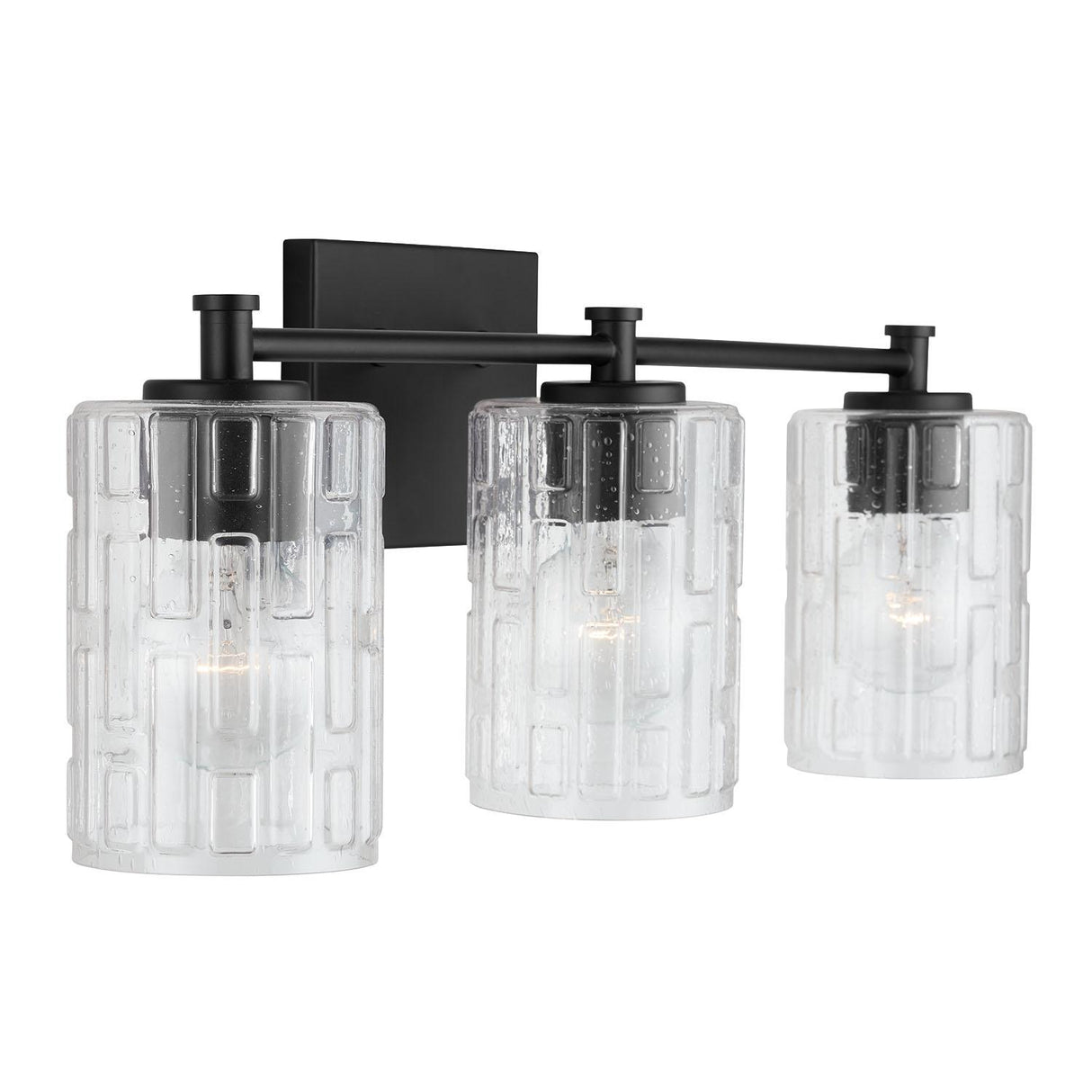 Capital Lighting 138331MB-491 Emerson 3 Light Vanity Matte Black