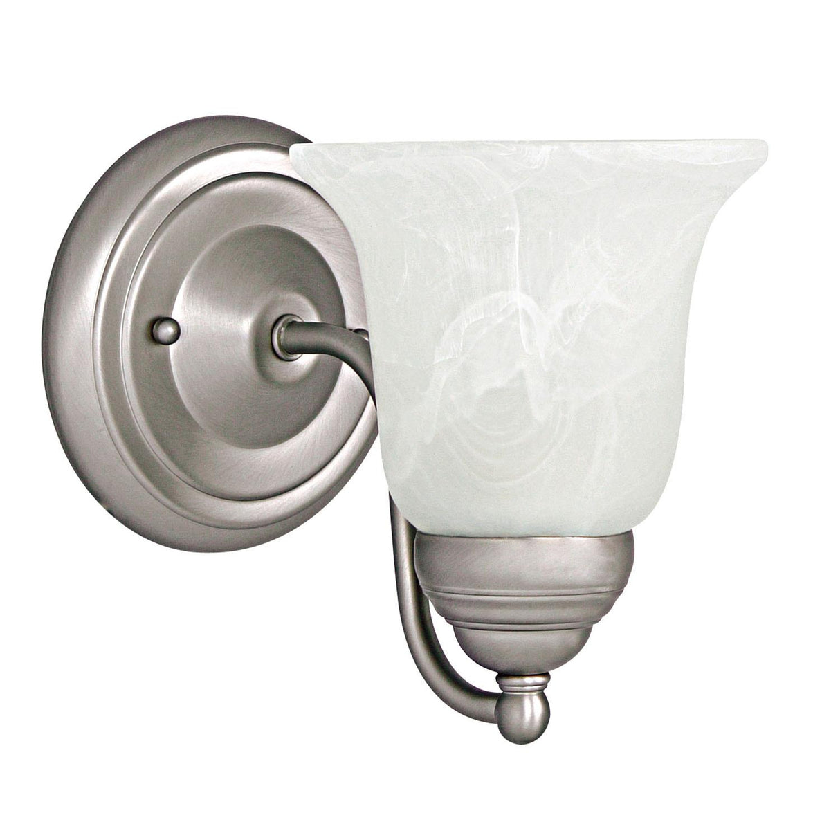 Capital Lighting 1361MN-117 Brady 1 Light Sconce Matte Nickel