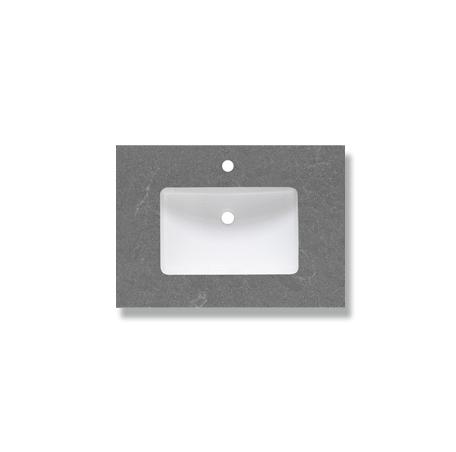 2cm (3/4") 31" Spectre Gray (SG) Quartz Top - single hole