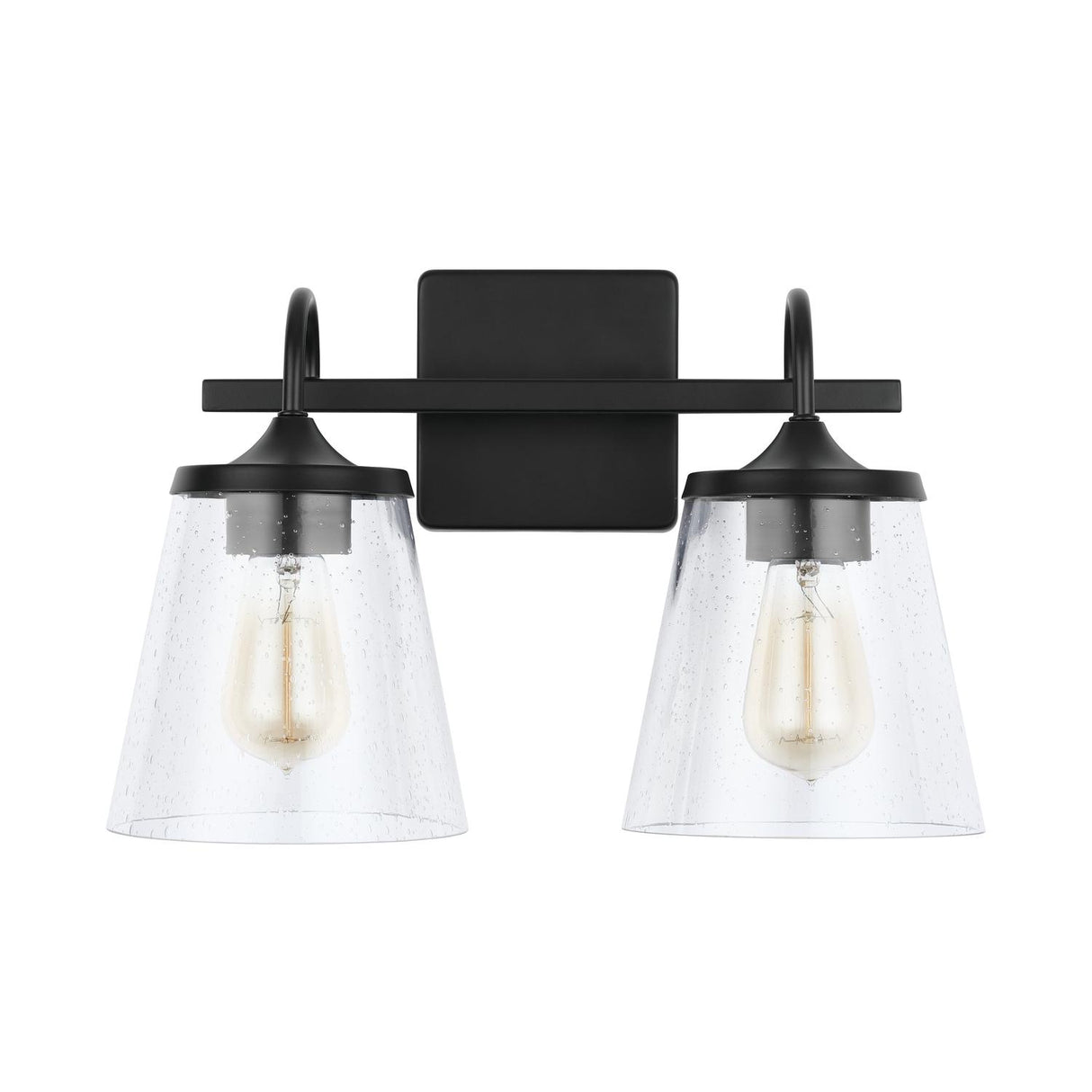 Capital Lighting 139122MB-496 Jayne 2 Light Vanity Matte Black
