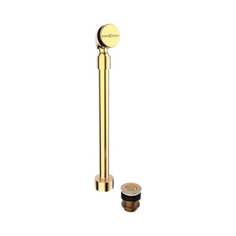 Freestanding Victoria + Albert® Bathtub Drain For Sub-Floor Installation Box Unlacquered Brass
