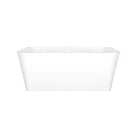 Edge 59" x 32" Freestanding Soaking Bathtub With Void Standard White