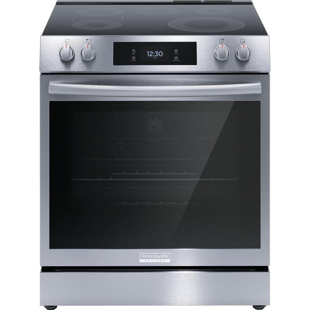 Frigidaire GCFE3060BF 30" Front Control Electric Range, total convection, air fry