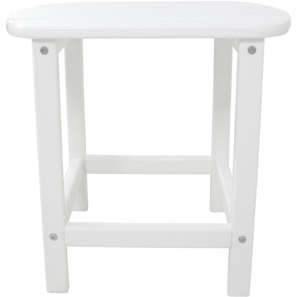 Hanover HVSBT18WH Hanover All-Weather 19"x15" Side Table