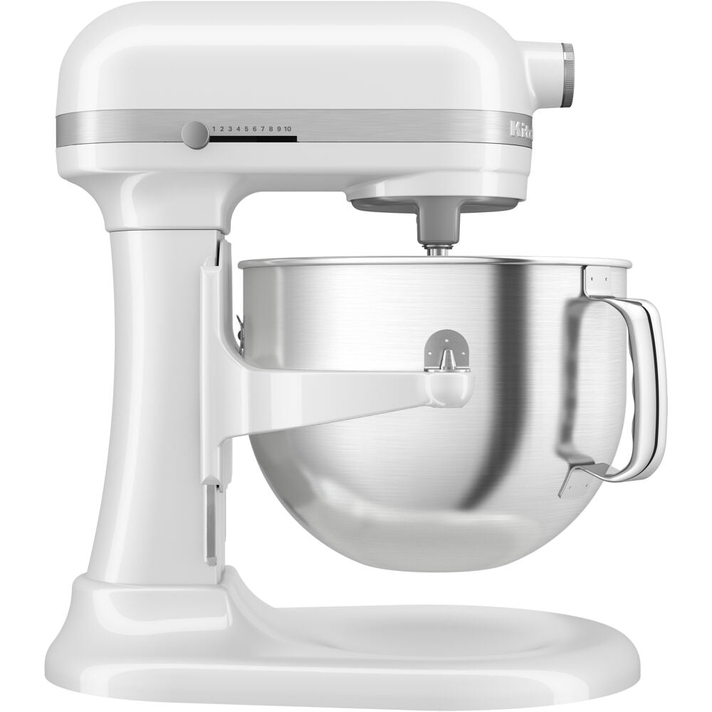 Kitchen Aid KSM70SKXXWH Stand Mixer, 7 Qt. Bowl Lift, 11 Speeds, 5 Accessories Included