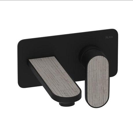 Miscelo™ Wall Mount Single Handle Lavatory Faucet Matte Black