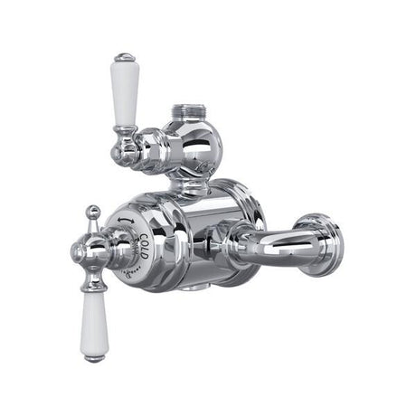 Edwardian™ 3/4" Exposed Therm Valve With Volume And Temperature Control Polished Chrome