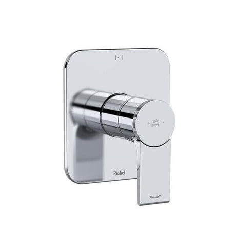 Fresk™ 1/2" Therm & Pressure Balance Trim with 3 Functions (Shared) Chrome