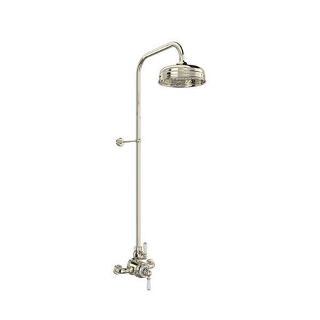 Edwardian™ 3/4" Exposed Wall Mount Thermostatic Shower System Polished Nickel