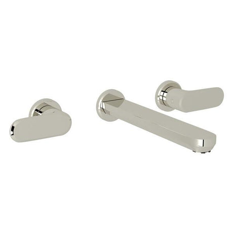 Meda™ Wall Mount Lavatory Faucet Polished Nickel