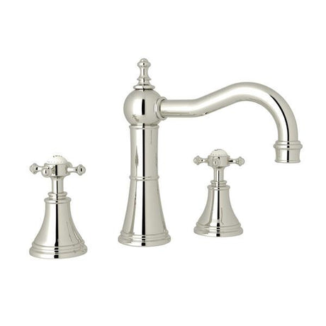 Georgian Era™ Widespread Lavatory Faucet With Column Spout Polished Nickel