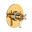 Edwardian™ 1/2" Therm & Pressure Balance Trim with 3 Functions (Shared) English Gold