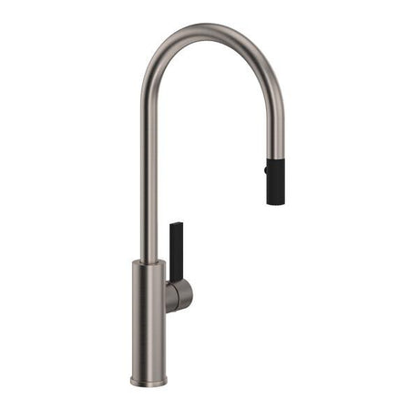 Tuario™ Pull-Down Kitchen Faucet With C-Spout Satin Nickel