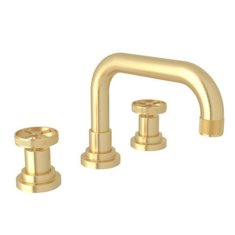 Campo™ Widespread Lavatory Faucet Satin Unlacquered Brass