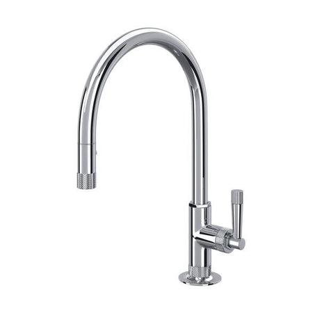 Graceline® Pull-Down Kitchen Faucet With C-Spout Polished Chrome