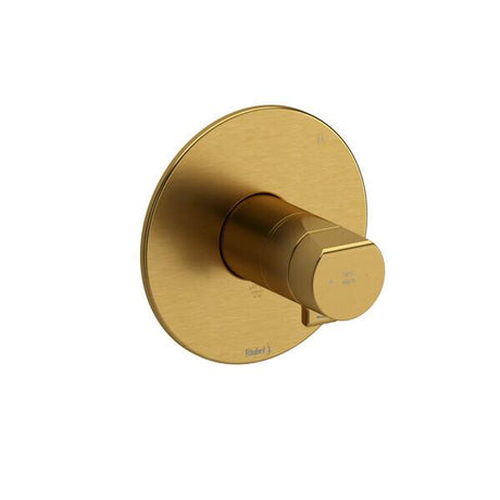 Parabola™ 1/2" Therm & Pressure Balance Trim with 3 Functions (No Share) Brushed Gold