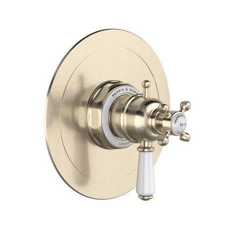 Edwardian™ 1/2" Therm & Pressure Balance Trim with 2 Functions (No Share) Satin Nickel