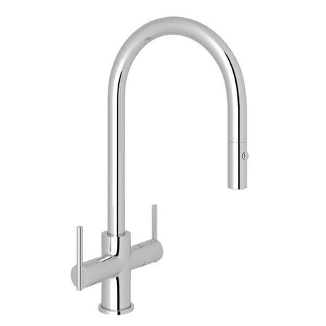Pirellone™ Two Handle Pull-Down Kitchen Faucet Polished Chrome