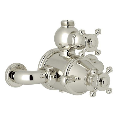 Georgian Era™ 3/4" Exposed Therm Valve With Volume And Temperature Control Polished Nickel