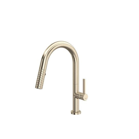 Tenerife™ Pull-Down Bar/Food Prep Kitchen Faucet With C-Spout Satin Nickel