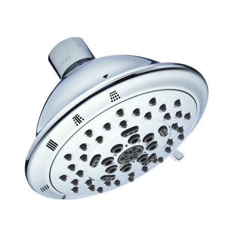 Gerber Chrome Florin 4 1/2" 5-function Showerhead, 2.5GPM