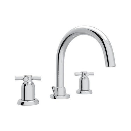 Holborn™ Widespread Lavatory Faucet With C-Spout Polished Chrome